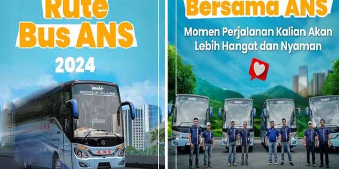 rute lengkap bus ANS tahun 2024