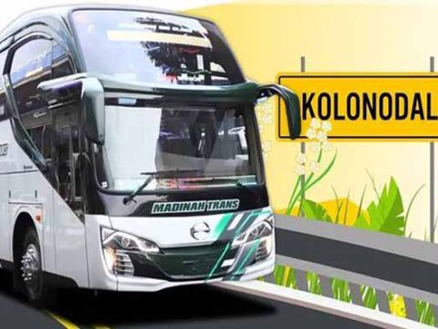 titik keberangkatan bus madinah trans