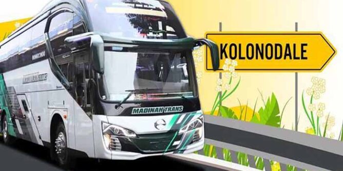 titik keberangkatan bus madinah trans