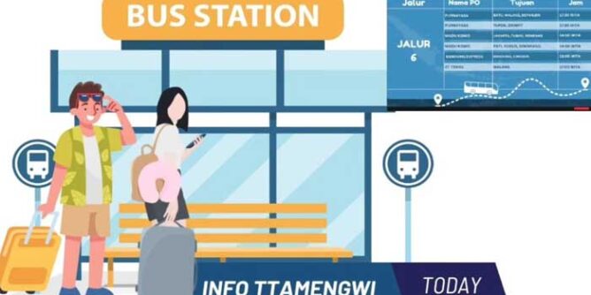 jalur keberangkatan bus dari terminal mengwi