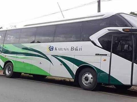 rute bus karunia bakti dari singaparna