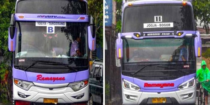 rute bus dari depok tujuan jogja