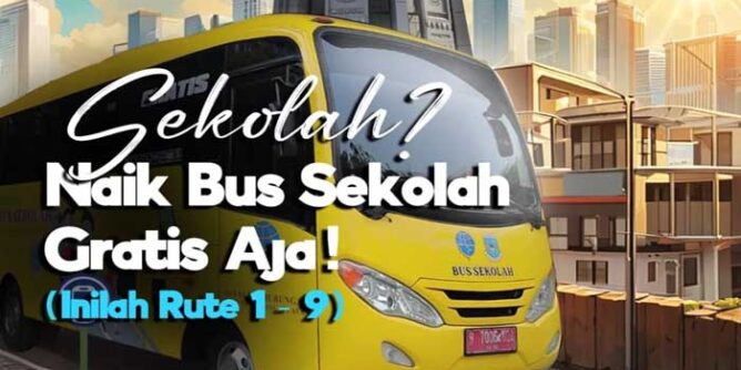 Ini Rute Bus Sekolah Gratis di Tangsel