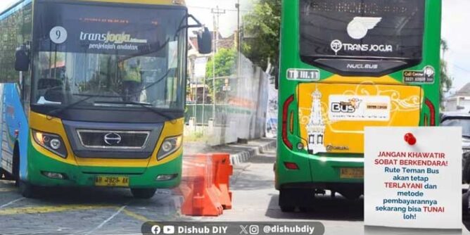 Ada 3 Rute Teman Bus Jogja yang Tutup