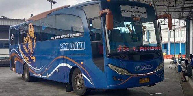 Jadwal Bus Bima Utama Rute Solo-Purwokerto