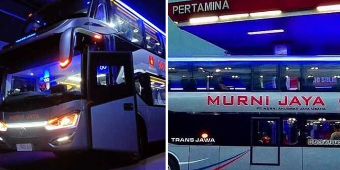 Layanan Rute Bus Murni Jaya dari Terminal Giwangan